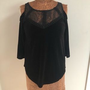 Beautiful, velvet, long sleeve, top